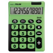 CALCULADORA MILAN 150610 TD. BÀSICA SOLAR 10 DÍGITS. SOBRETAULA. AMB TACTE DE GOMA