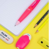 PORTAMINES MILAN ERASER. TUB RETRÀCTIL AMB GOMA EXTRA 1,3 MM