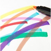 ESTOIG RETOLADORS MILAN. PUNTA PINZELL. 10 COLORS ASSORTITS