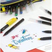 ESTOIG RETOLADORS MILAN. PUNTA PINZELL. 10 COLORS ASSORTITS