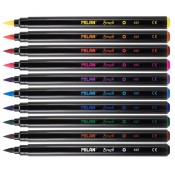 ESTOIG RETOLADORS MILAN. PUNTA PINZELL. 10 COLORS ASSORTITS