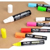 RETOLADOR PER A VIDRE MILAN FLUOGLASS. COLORS FLUORS: GROC
