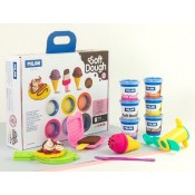 MALETI PASTA TOVA SOFT DOUGH. 6 POTS AMB EINES.GELAT I GOFRES