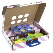 MALETI PASTA TOVA SOFT DOUGH. 6 POTS AMB EINES.GELAT I GOFRES