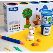 CAIXA PASTA TOVA SOFT DOUGH 10 POTS DE 85 GRS. COLORS BASICS
