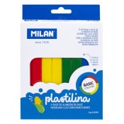 PLASTILINA MILAN BASE BLAT.PACK 4 COLORS BÀSICS.330 GRS.