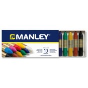 COLORS CERA GRASSA MANLEY. CAPSA 10 BARRES ASSORTIDES