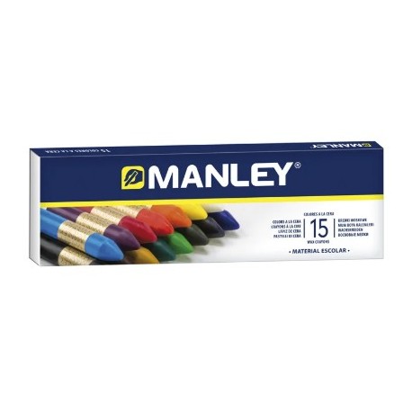 COLORS CERA GRASSA MANLEY. CAPSA 15 BARRES ASSORTIDES
