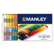 COLORS CERA GRASSA MANLEY. CAPSA 24 BARRES ASSORTIDES