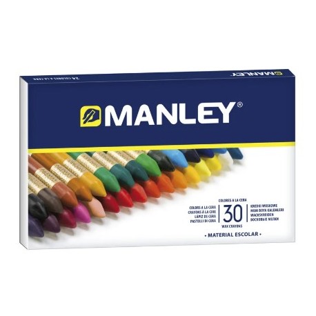 COLORS CERA GRASSA MANLEY. CAPSA 30 BARRES ASSORTIDES