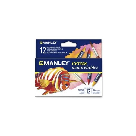 COLORS CERA AQUAREL·LABLE MANLEY. CAPSA 12 BARRES ASSORTIDES