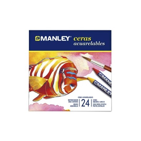 COLORS CERA AQUAREL·LABLE MANLEY. CAPSA 24 BARRES ASSORTIDES