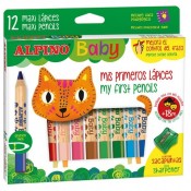 ESTOIG LLAPIS ALPINO BABY. 12 COLORS. AMB GUIA