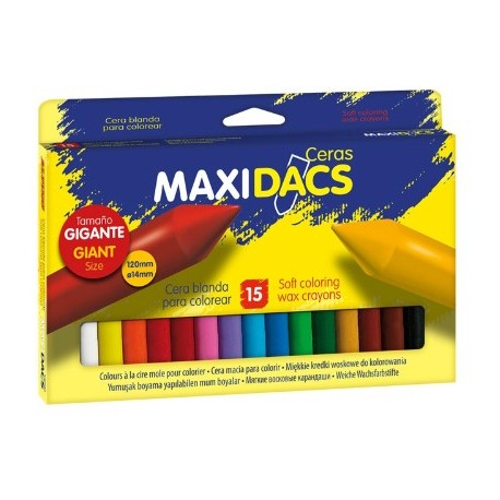 COLORS CERA MAXI-DACS. CAPSA 15 BARRES ASSORTIDES