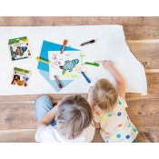 RETOLADOR CERA ALPINO BABY. CAIXA 6 COLORS ASSORTITS