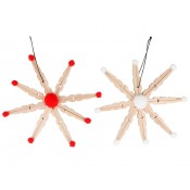 PINCES FUSTA NATURAL 72X10 MM.PAQUET 60 UNITAS