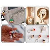 ANELLA DOBLE PER CLAUER METÀLIC 20 MM. 24 UNITATS