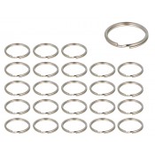 ANELLA DOBLE PER CLAUER METÀLIC 20 MM. 24 UNITATS