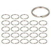ANELLA DOBLE PER CLAUER METÀLIC 25 MM.24 UNITATS