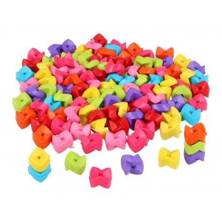 POT COMPTES DE PLÀSTIC PER ENCAIXAR. MULTICOLOR OPAC 9 x 7 MM, 650 UNITATS