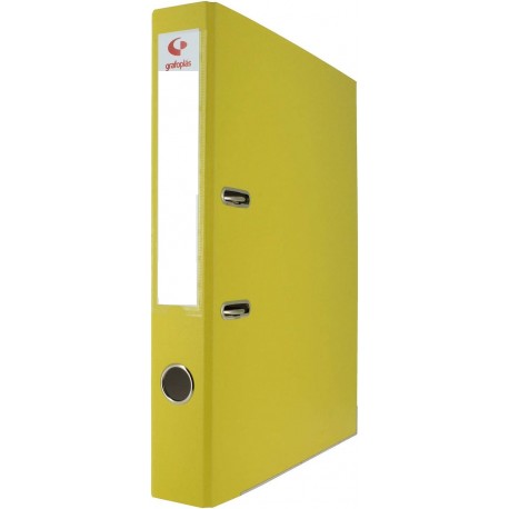 ARXIVADOR PALANCA COLOR AMB ENCAIX. FOLI LLOM ESTRET 45 MM: GROC