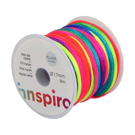 CORDILL NYLON COLORS FLUORS 1,7 MM. 8 METRES.