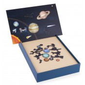 MAGNETS SOLAR SYSTEM.27 IMANTS I 10 FITXES AMB 10 IDIOMES