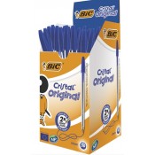 BOLÍGRAF BIC CRISTALL. PUNTA NORMAL BLAU