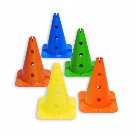CONS DE PLÀSTIC DE 32 CM. CAIXA AMB 12 UNITATS