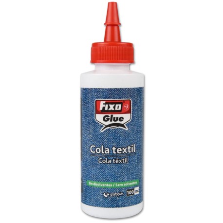 COLA TEXTIL FIXO TRANSPARENT. POT 100 ML