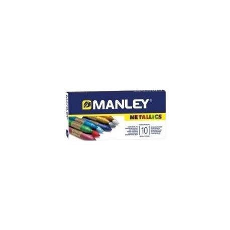 COLORS METAL·LICS CERA AQUAREL·LABLE MANLEY CAPSA 10 BARRES ASSORTITS