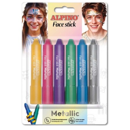 ESTOIG MAQUILLATGE ALPINO 6 BARRES RETRATILS ASSORT COLOR METAL.L