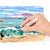 AQUAREL·LES STAEDTLER CAPSA 12 PASTILLES METAL·LIC + PINZELL + ESPONJA