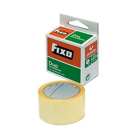 CINTA AUTOADHESIVA DOBLE CARA DUO. ROTLLE 5 M X 30 MM