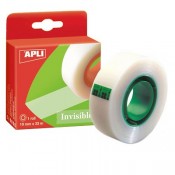 CINTA AUTOADHESIVA INVISIBLE RETOLABLE. ROTLLE 33 M X 19 MM