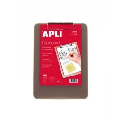 PORTAPAPERS RÍGID AMB CLIP. GAFA SUPERIOR PLÀSTIC. FOLI