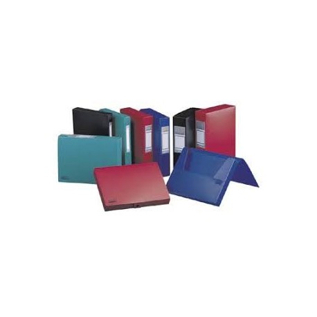 CARPETA PROJECTES POLIPROPILÈ AMB TANCA. DIN A4 AMB LLOM 60 MM. BLAU