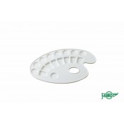 PALETA PINTAR PLÀSTIC 17 CAVITATS. OVALADA 250 X 150 MM