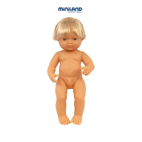 NINOT EUROPEU AMB SEXE 38 CM. NEN.  JOGUINA A PARTIR DE 3 ANYS.