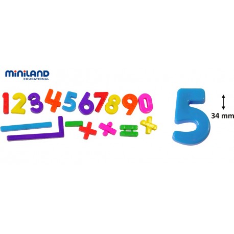 NÚMEROS MAGNÈTICS. POT 162 UNITATS DE 3,4 X 2 CM. JOGUINA A PARTIR DE 3 ANYS