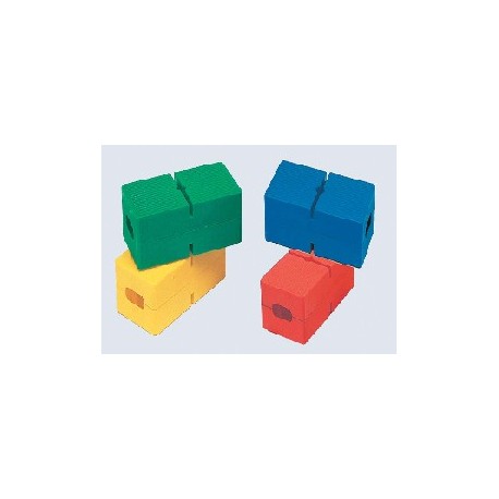SUPORT PLÀSTIC PER CÈRCOL I PIQUES EN 4 COLORS. 31 X 15 X 10 CM. UNITAT.