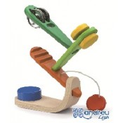 OFERTA - ARBRE MUSICAL DE FUSTA AMB 4 INSTRUMENTS