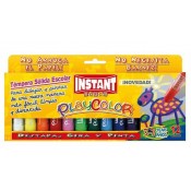 ESTOIG TEMPERA AMB BARRA INSTANT PLAYCOLOR. 12 BARRES ASSORTIDES. 10 GRS