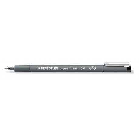RETOLADOR CALIBRAT PIGMENT LINER 308.04. NEGRE PUNTA 0,4 MM