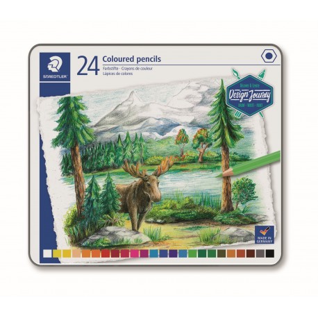 LLAPIS COLORS STAEDTLER 146C M24. MINA SUAU 24 COLORS ASSORTITS