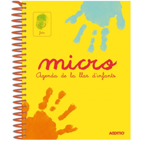 AGENDA LLAR D'INFANTS 0 A 3 ANYS MICRO - ESPIRAL. RELACIÓ FAMÍLIA - ESCOLA. 240 PÀGINES