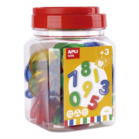 NOMBRES TRANSPARENTS 40 PECES PLÀSTIC.  JOGUINA A PARTIR DE 3 ANYS