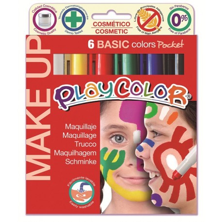 ESTOIG MAQUILLATGE PLAYCOLOR MAKE UP. 6 BARRES POCKET