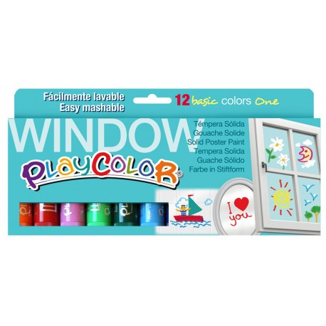 ESTOIG WINDOW PLAYCOLOR. 12 COLORS ONE