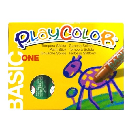 CAIXA RETOLADOR PLAYCOLOR KIDS ONE. 10 GRS. 12 UNIT. COLOR: VERD FOSC